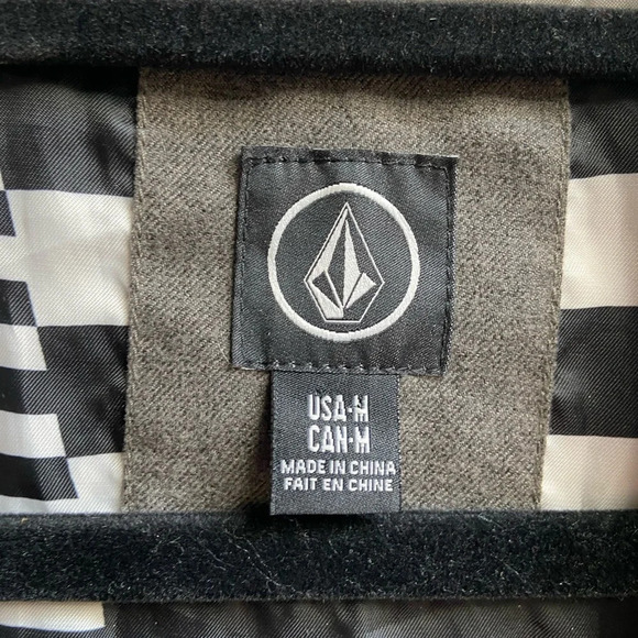 Volcom Brackish  hooded mid weight jacket Sz M - Picture 7 of 11